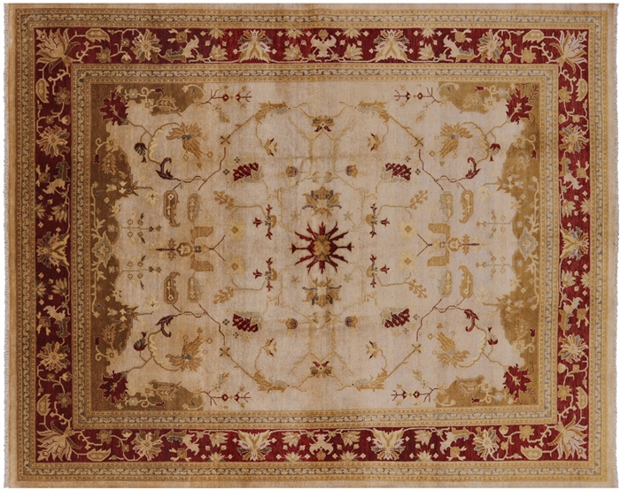 Hand Knotted Chobi Peshawar Wool Rug