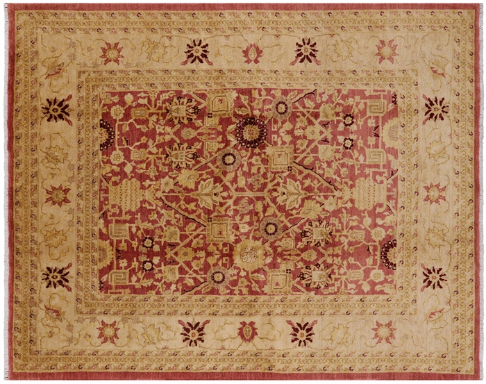 Hand Knotted Chobi Peshawar Wool Rug