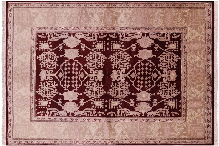 Chobi Peshawar Hand Knotted Wool Rug