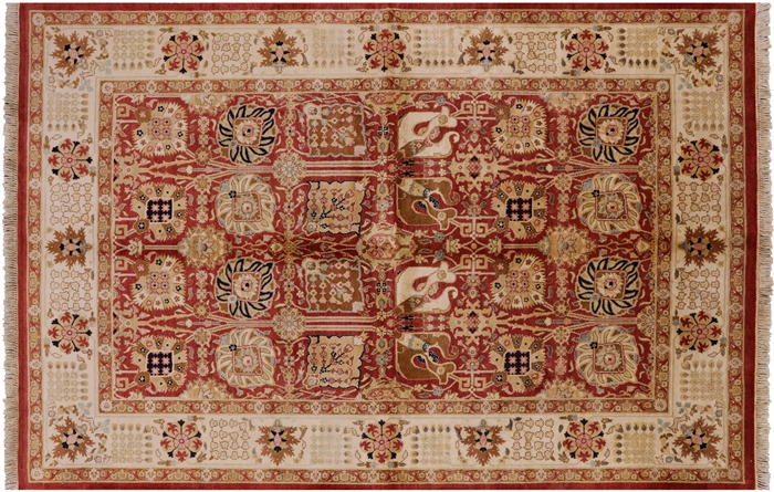 Peshawar Hand Knotted Wool Rug