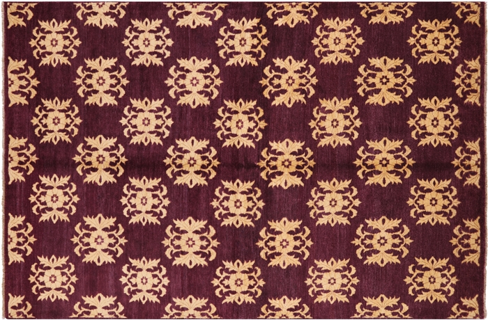 Persian Gabbeh Hand-Knotted Wool Rug