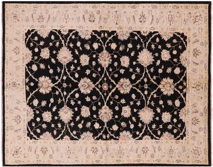 Turkish Oushak Hand-Knotted Wool Rug