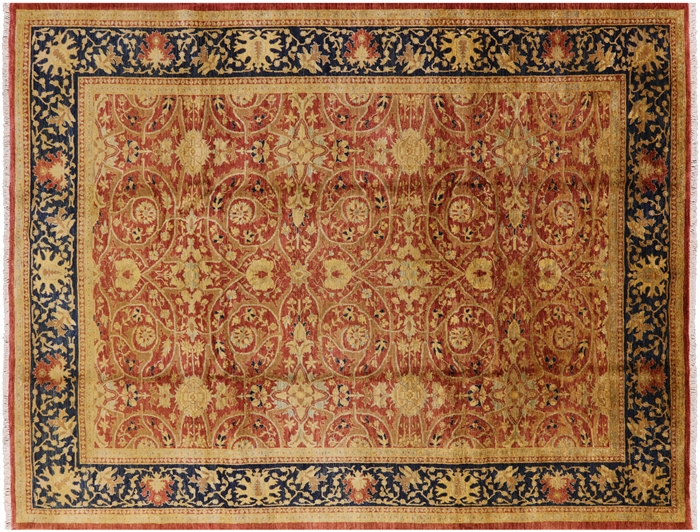 Peshawar Hand Knotted Wool Rug