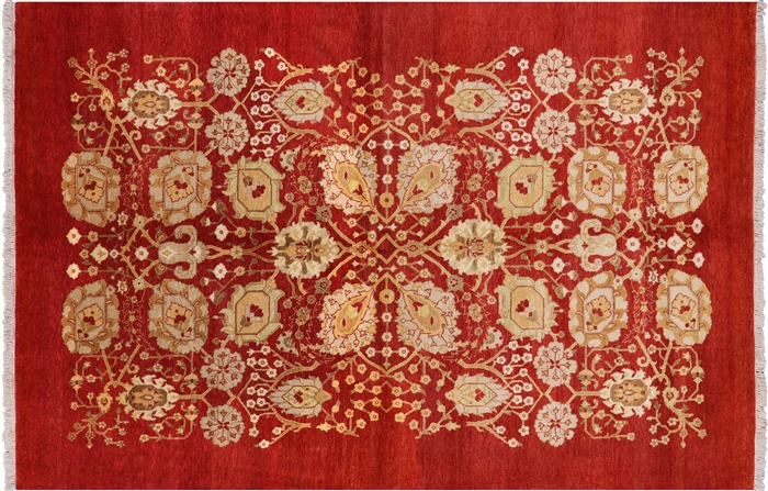 Peshawar Hand Knotted Wool Rug