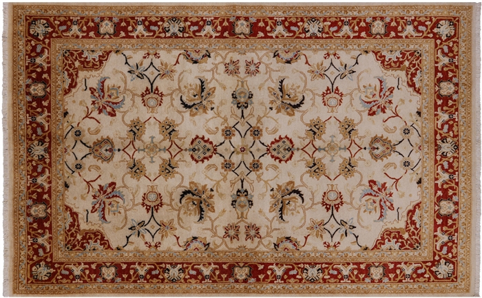 Hand Knotted Peshawar Wool Rug