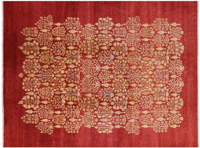 Persian Ziegler Hand Knotted Rug