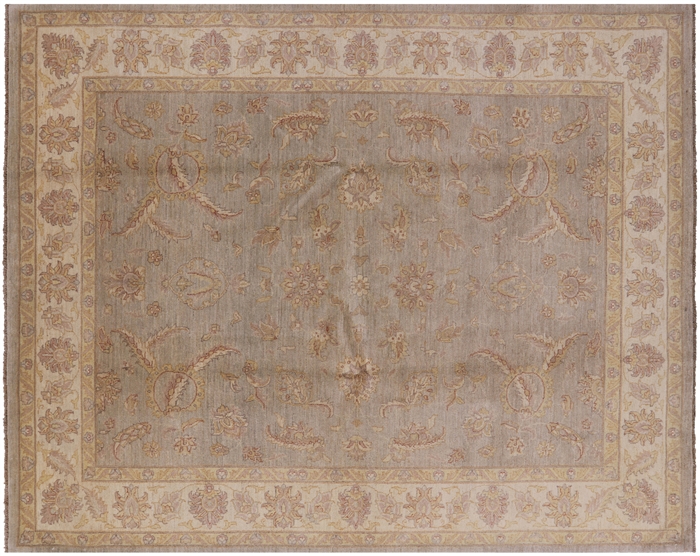 Turkish Oushak Hand Knotted Wool Rug