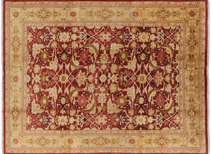 Hand Knotted Peshawar Wool Rug