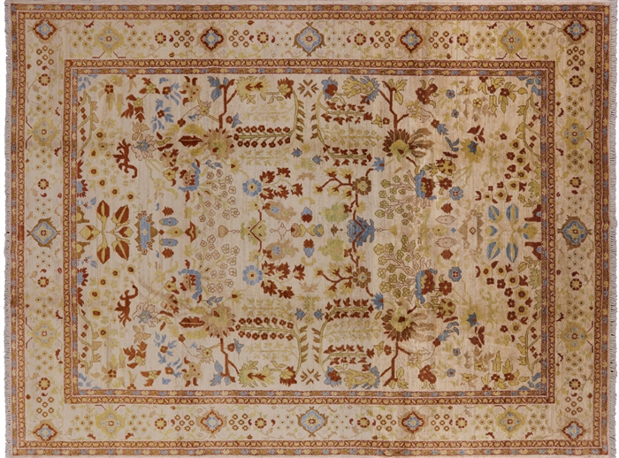 Hand Knotted Peshawar Wool Rug