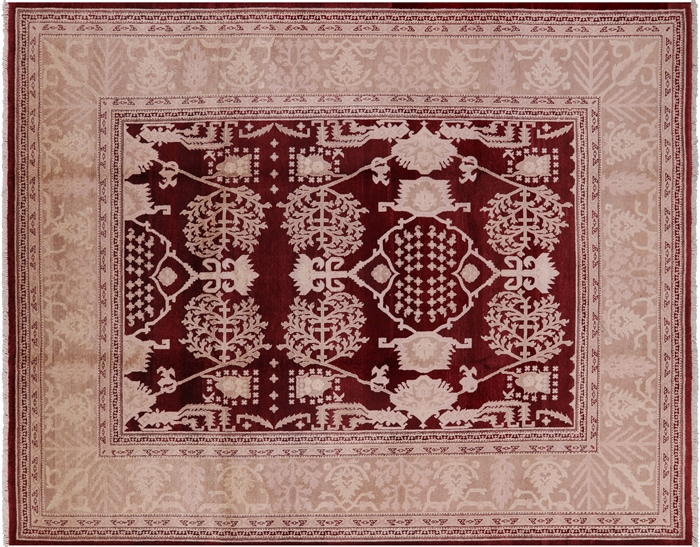 Hand Knotted Peshawar Rug