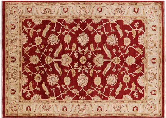 Peshawar Hand Knotted Wool Area Rug