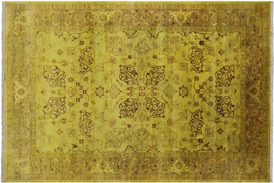 Hand-Knotted Full Pile Overdyed Rug
