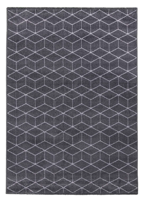 Ambience Cube Rug - Dark Grey/Grey