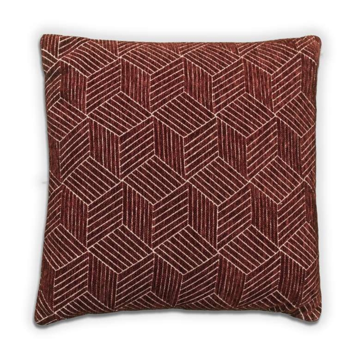 Cube Cushion - Wine