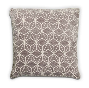 Geo Cushion - Grey