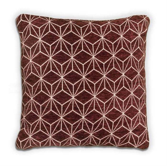 Geo Cushion - Wine