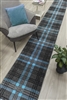 glendale hall stair runner grey teal