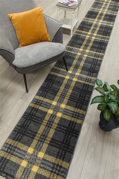 glendale hall stair runner grey yellow