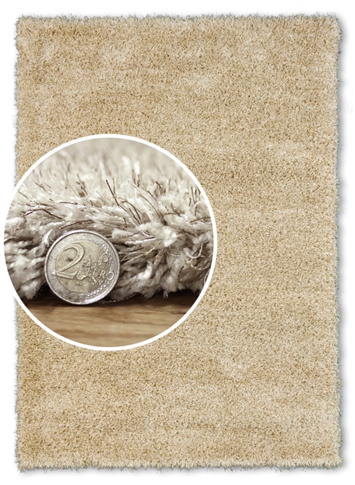 Beige Shaggy Rug - Sensations