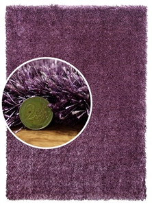 Purple Shaggy Rug - Sensations