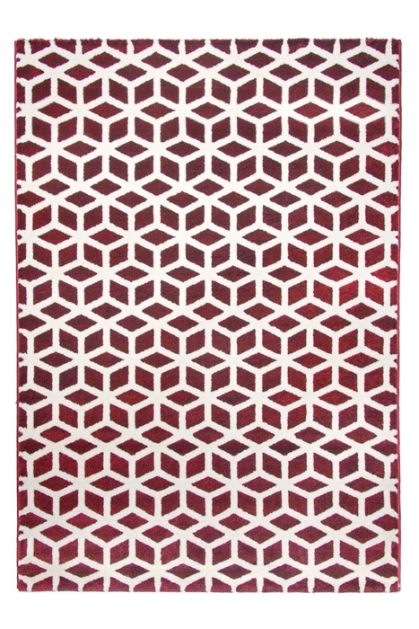 toscana cube red rug