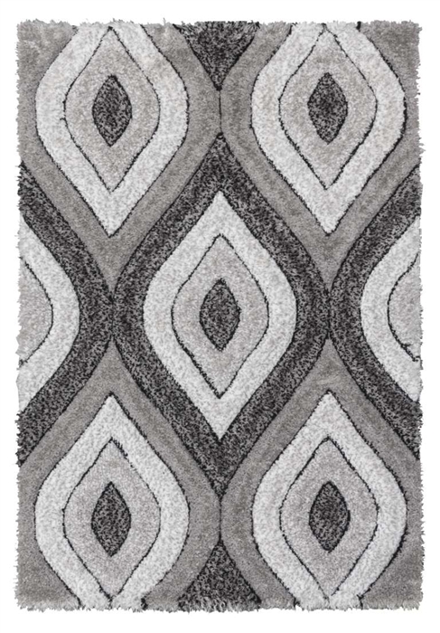 luxus-teardrop-shaggy-rug-grey