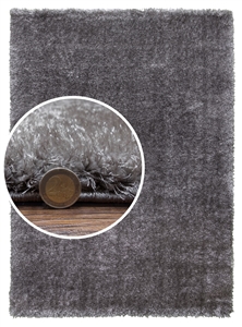 Dark Grey Shaggy Rug - Plush