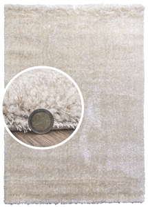 Cream Shaggy Rug - Plush