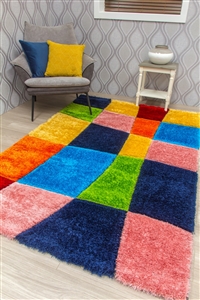paradise-warp-3d-shaggy-rug-multicoloured