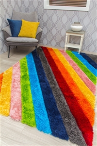 paradise-spectrum-3d-shaggy-rug-multicoloured