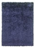 Navy Blue Shaggy Rug - Bentley