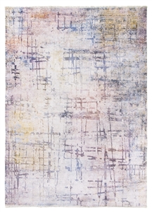 multicoloured abstract modern rug modena starburst