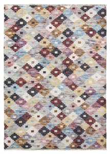 multicoloured modern rug modena pixlar