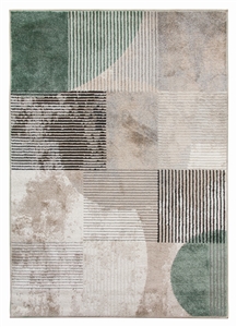 green grey abstract modern rug casino geo