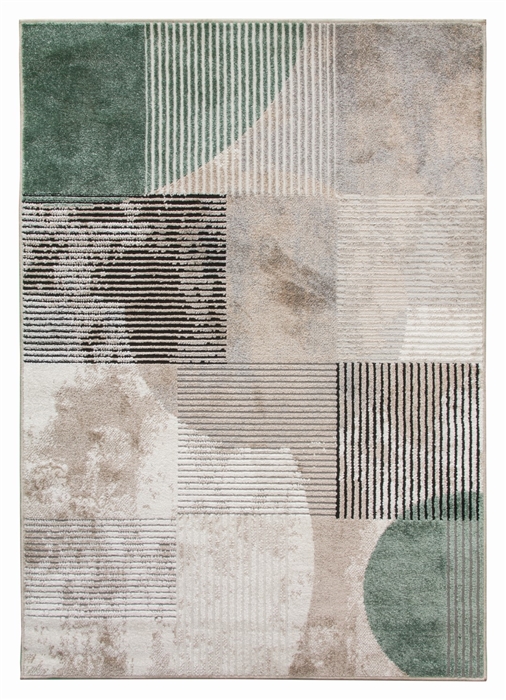 green grey abstract modern rug casino geo