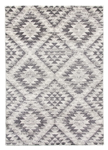 Geometric Grey Rug - Ardenne Azteca