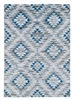 Geometric Blue Rug - Ardenne Azteca