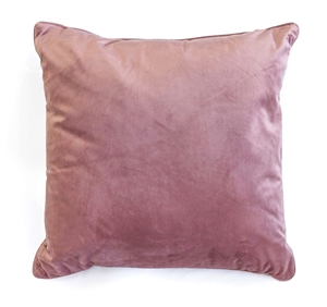 velvet cushion rose pink