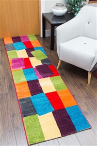 candy runner rug blocks