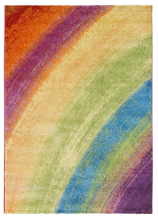 Multicolour Spectrum Modern Rug - Candy