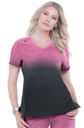 Koi Basics Cali Top Heather Azalea/Charcoal Ombre #1031PR HA77