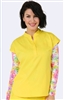 #1176 Zavate Piper Tuck In Top- Blazing Yellow