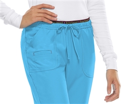 Heart Soul Drawstring Pant #20110 Turquoise