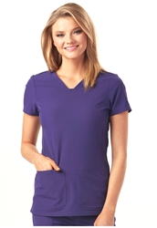 Heart Soul V-Neck Top #20710 Grape