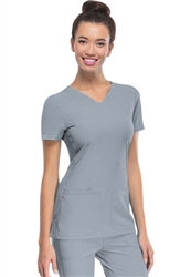 Heart Soul V-Neck Top #20710 Grey