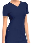 Heart Soul V-Neck Top #20710 Navy