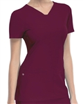 Heart Soul V-Neck Top #20710 Wine