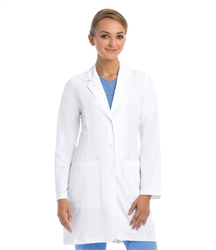 Grey's Anatomy Signature Women's 35" White Stretch Lab Coat #2402