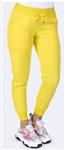 #3080 Zavate Smiley Jogger Pant- Blazing Yellow