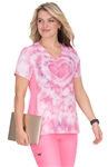 #370PLM - TDHP Reform Placement Koi Lite Top- Tie Dye Hearts